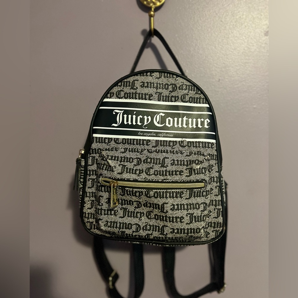 Juicy Couture Monogram Bag Backpack Y2K 2000s